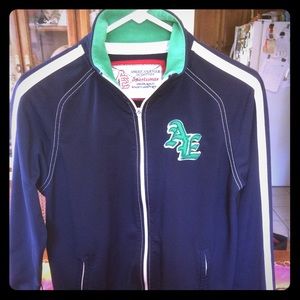 American eagle zip up track jacket